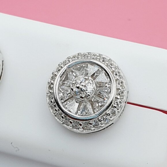 "925 Sterling Silver Cubic Zirconia Earrings, U19254572 - Picture 8 of 11